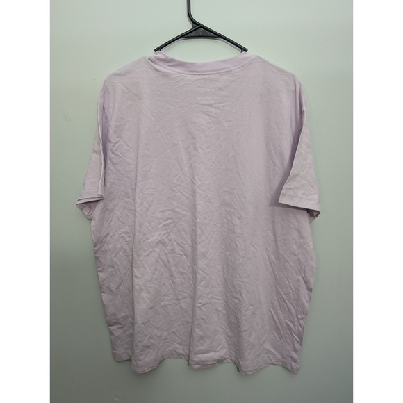 A7 Nike Shirt Dress Womens Lg Purple Center Swoosh Check Sportswear Ladies - Picture 2 of 3